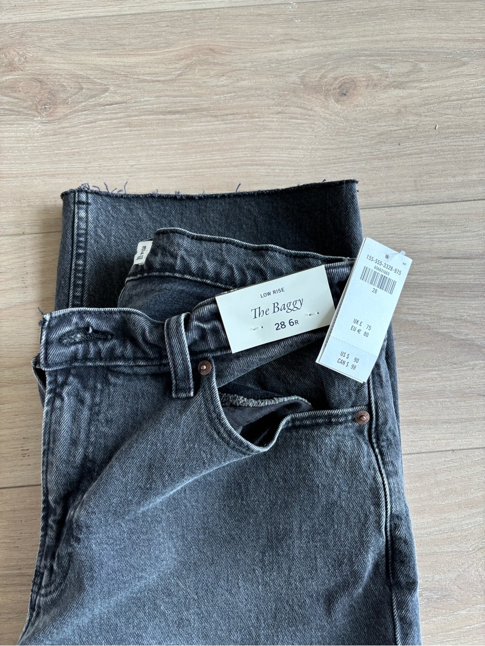 Low Rise Women’s Jeans - Black Wash